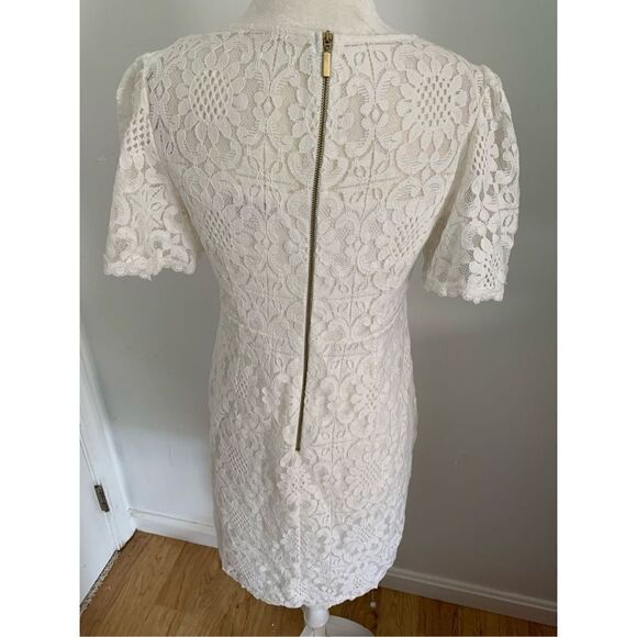 White lace dress size 6 - Picture 3 of 4